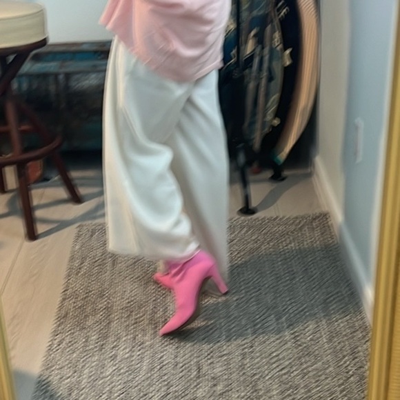 💞Eloquii HoT PiNk,Neoprene ankle boots, size 9W,Designed to Impress, Exclt Con. - Picture 8 of 12